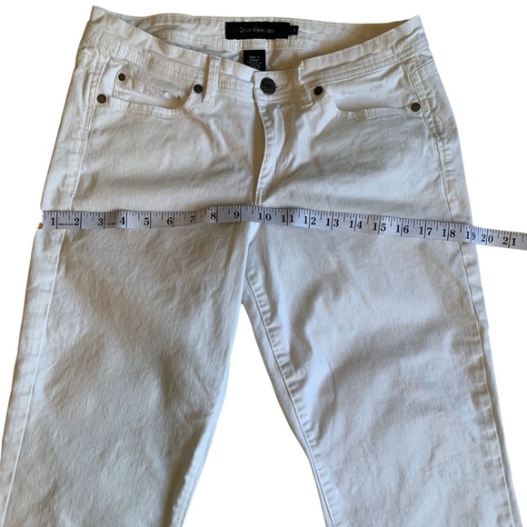 Calvin Klein White Jeans Size 8 - Picture 3 of 5
